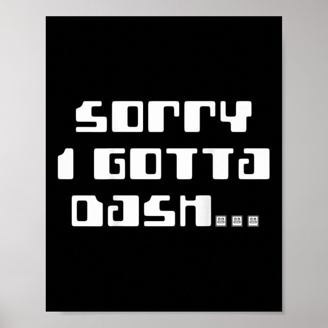 Poster Gotta Dash Video Game Geometry Video Gamer Back Pr (Frente)