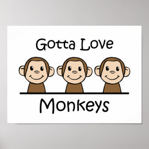 Pôster Gotta Love Monkeys