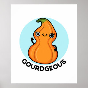 Poster Gourd Gourd Veggie Pun