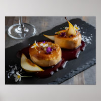 Gourmet Foie Gras com Redução de Vinho Vermelho