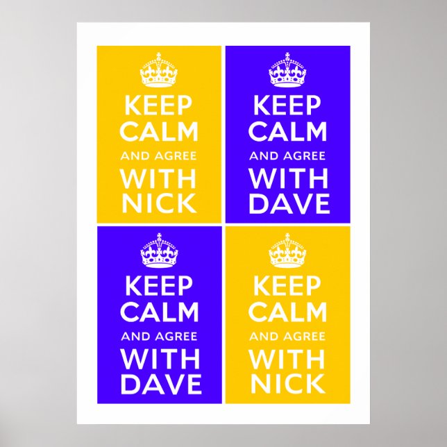 Pôster Governo de coalizão ~ U.K (Frente)