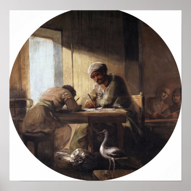 Poster Goya - Alegoria De Comércio 1805 (Frente)