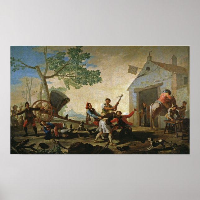 Poster Goya - Briga na Taverna Venta Nueva 1777 (Frente)