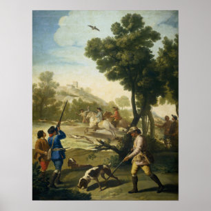 Poster Goya - Caça Prepelinaia 1775