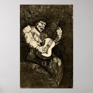 Poster Goya - Cantora Cega 1820