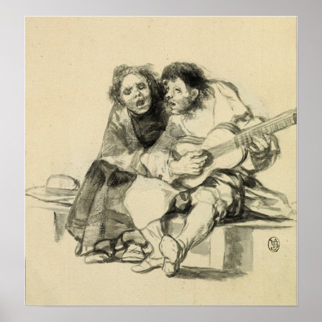 Poster Goya - Eles estão muito em harmonia (Frente)
