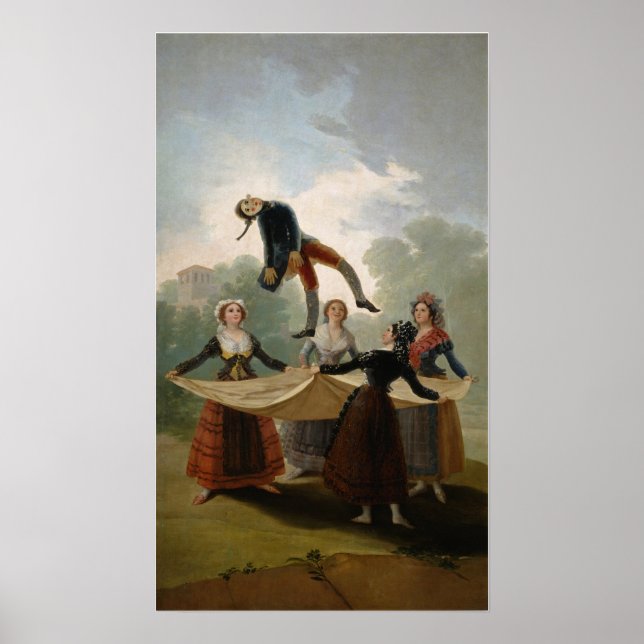 Poster Goya - Jogo Com Mannequin 1791 (Frente)
