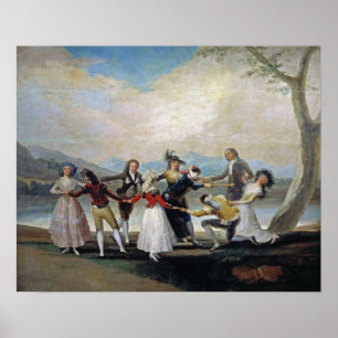 Poster Goya - Jogo dos Buffets de Homem Cego 1788