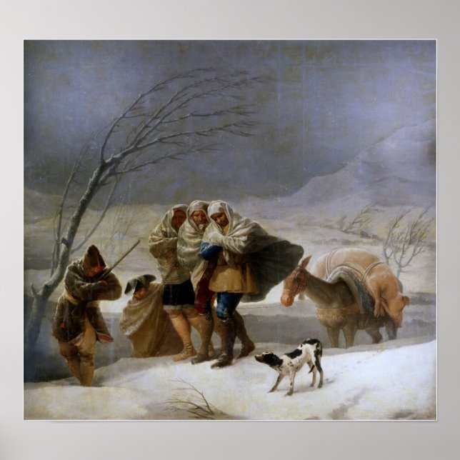 Poster Goya - Mãe Ou Inverno 1786 (Frente)
