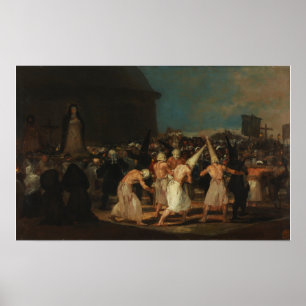 Poster Goya - Procissão De Flagellants (Beatings) 1812