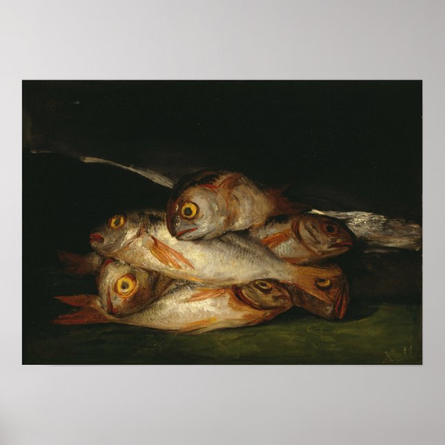 Poster Goya - Still Life With Golden Beam 1812 (Frente)