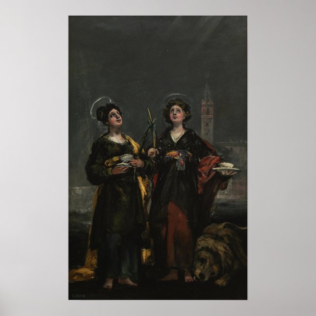 Poster Goya - Sv. Husta e Rua Rufina 1817 (Frente)