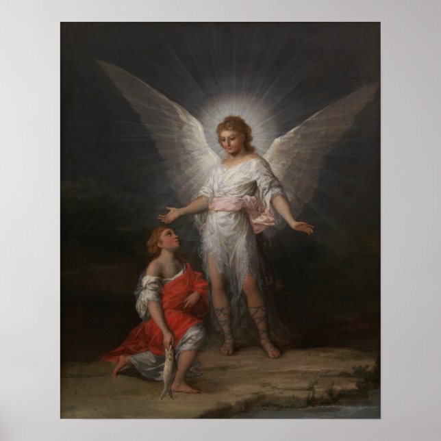 Poster Goya - Tobias e Anjo 1787 (Frente)