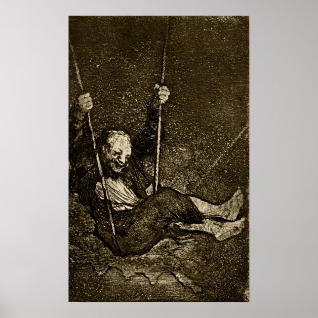 Poster Goya - Velho Balançando 1820 (Frente)