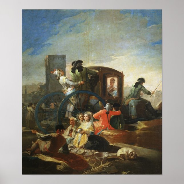Poster Goya - Vendedor de Louças 1779 (Frente)