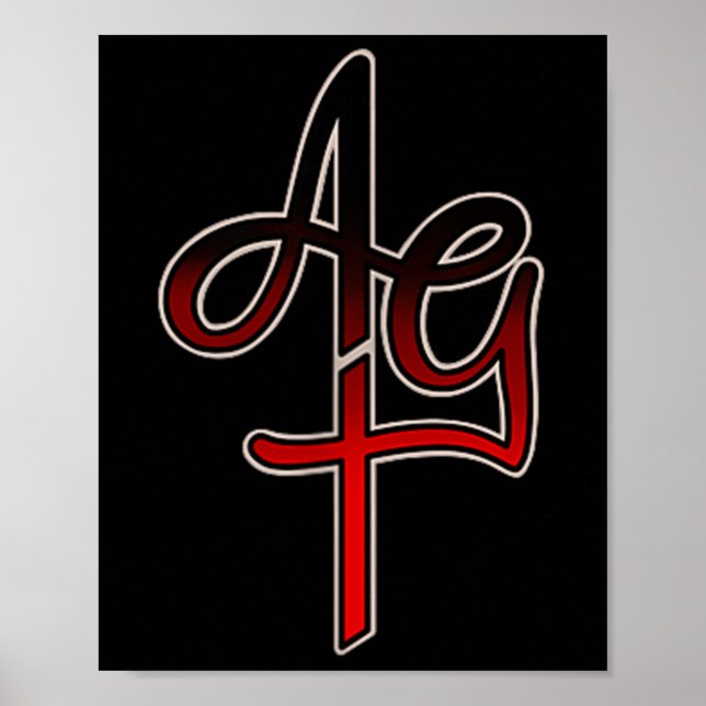 Poster Graça Tatto Sangrando Coração (Frente)