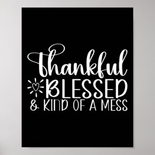 Poster Graças Abençoado e meio divertido queda