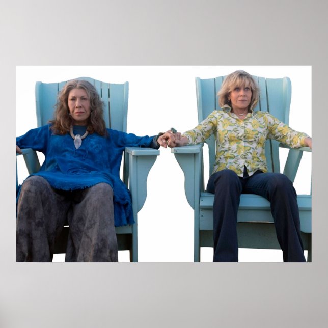 Poster Grace e Frankie Sitting (Frente)