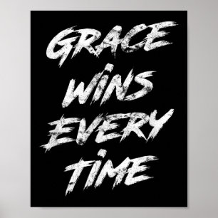 Poster Grace ganha cada vez que Christian Faith é motivac
