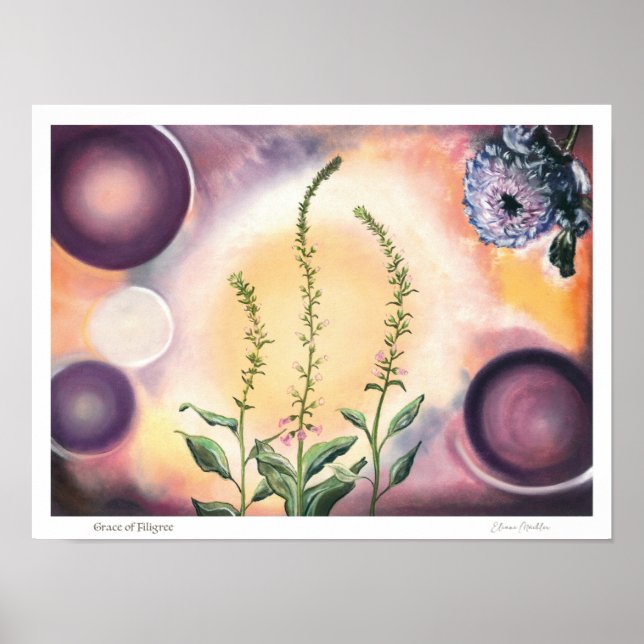 Poster Grace of Filigree - Edler Kunstdruck  (Frente)