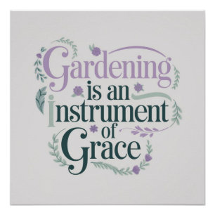 Pôster Graceful Gardenote Cote Pastel