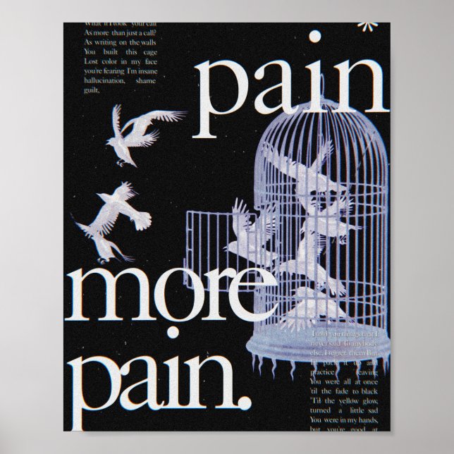 Poster Gracie Abrams Eu Te Disse Coisas De Letras (Frente)