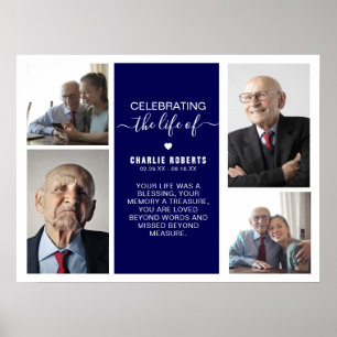 Poster Grade de Fotos Moderno Memorial   Funeral