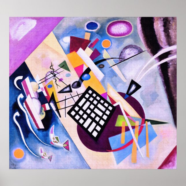 Poster Grade Preta - Kandinsky (Frente)
