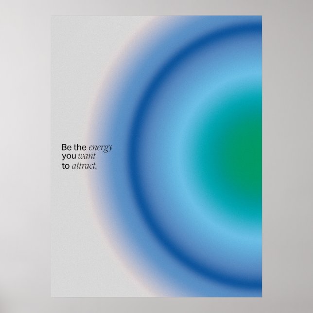 Poster Gradient | Inspirational & decorative art (Frente)