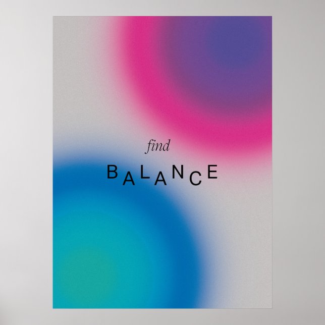 Poster Gradient | Inspirational & decorative art (Frente)