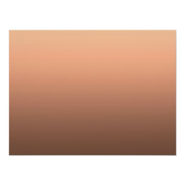 Pôster Gradient Peach - deep to light | Seasonal Moods |  (Frente)