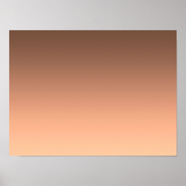 Poster Gradient Peach - light to deep | Seasonal Moods |  (Frente)