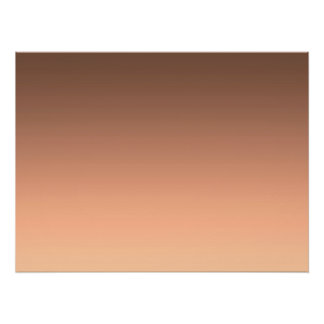 Pôster Gradient Peach - light to deep | Seasonal Moods |