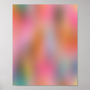 Poster Gradiente 05 Aura com cores florescentes