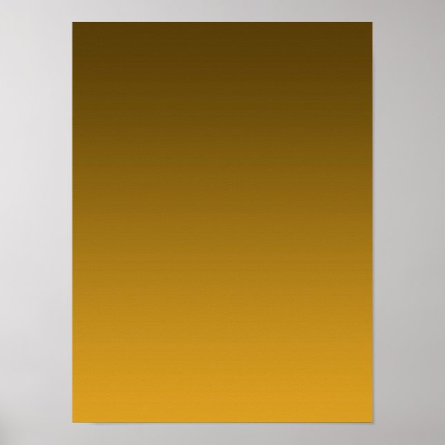 Poster Gradiente Amarelo - claro a profundo | Fundo de Hu (Frente)