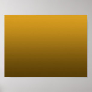 Poster Gradiente Amarelo - profundo a claro Fundo de Hu