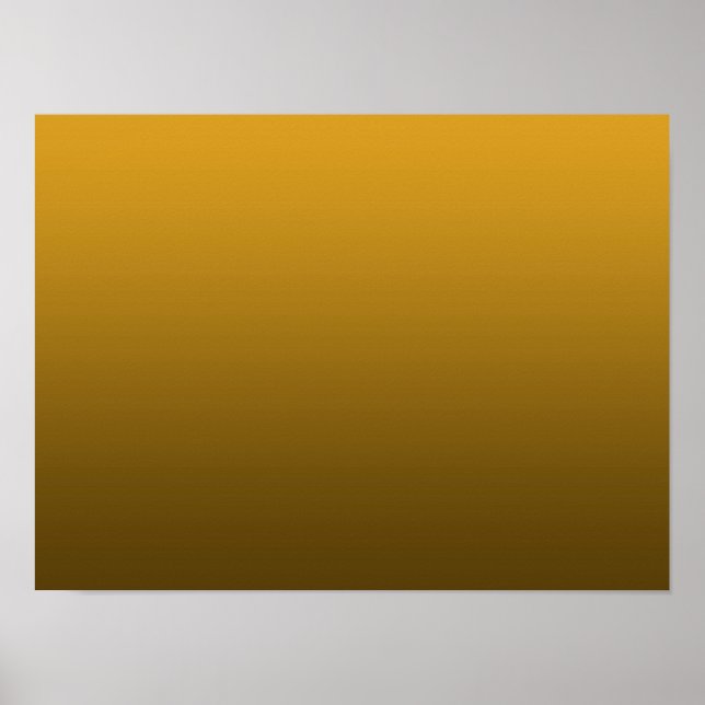 Poster Gradiente Amarelo - profundo a claro | Fundo de Hu (Frente)