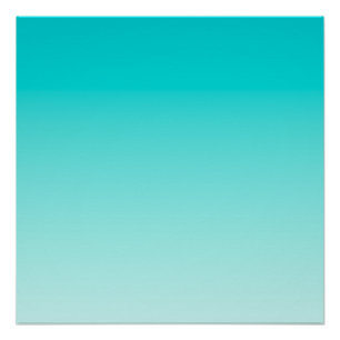 Pôster Gradiente aqua de chá