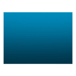 Pôster Gradiente Azul - profundo a claro Fundo de Humor