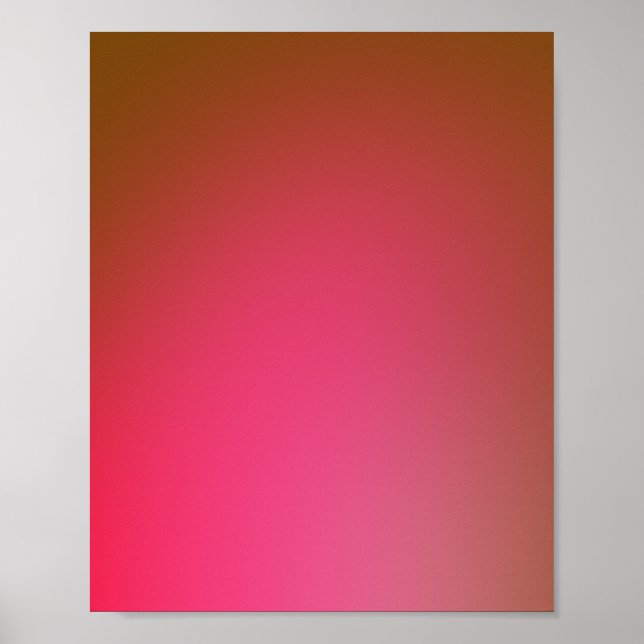 Poster Gradiente Brilhante Retroativo (Frente)