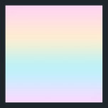 Poster Gradiente de cor do Pastel<br><div class="desc">Cores mbre pálidas e coloridas.</div>
