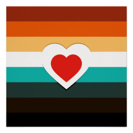 Pôster Gradiente do Coração