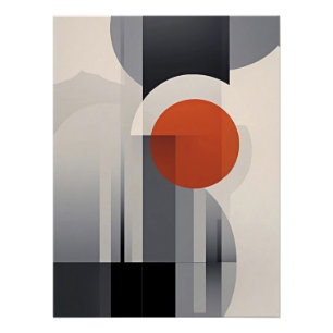 Pôster Gradiente Geométrico