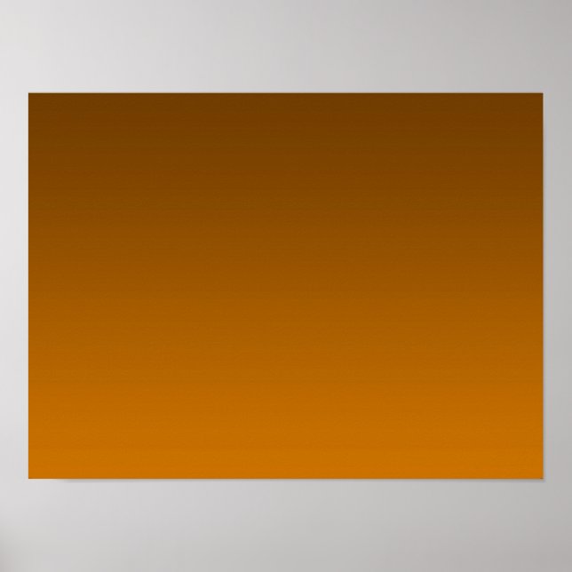 Poster Gradiente Laranja - claro ao profundo | Fundo de H (Frente)