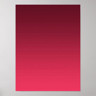 Poster Gradiente Magenta - claro a profundo Modos Sazon