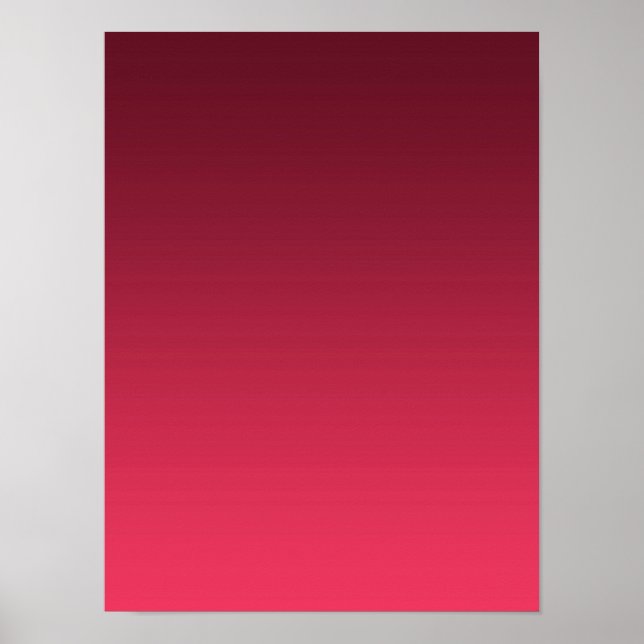 Poster Gradiente Magenta - claro a profundo | Modos Sazon (Frente)