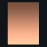 Poster Gradiente Pêssego - claro a profundo | Modos Sazon<br><div class="desc">Inspirado pelas tendências de cores contemporâneas,  este gradiente de tons quentes de pêssego cria uma atmosfera suave e sofisticada. Elegante como um design minimalista por si só ou como um fundo totalmente personalizável para convites,  cartões,  pôsteres e mais. Uma base refinada para ideias criativas,  mensagens pessoais ou layouts elegantes.</div>