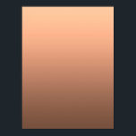 Poster Gradiente Pêssego - escuro para claro | Moods Sazo<br><div class="desc">Inspirado nas tendências de cores contemporâneas,  este gradiente de tons quentes de pêssego cria uma atmosfera suave e sofisticada. Elegante como um design minimalista por si só ou como um fundo totalmente personalizável para convites,  cartões,  pôsteres e mais. Uma base refinada para ideias criativas,  mensagens pessoais ou layouts elegantes.</div>
