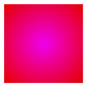 Pôster Gradiente Radial Magenta Vermelho Vibrante