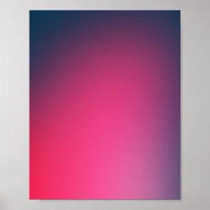 Poster Gradiente Rosa Mágico